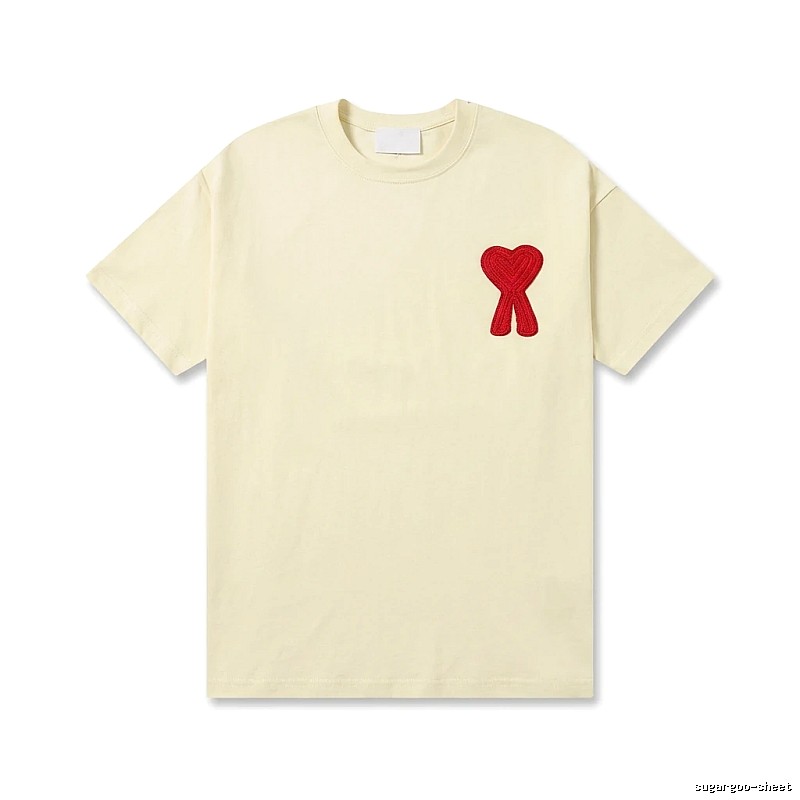 AMI Love Embroidery Style T-shirt