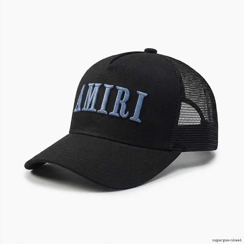 AMIRI Embroidered Trendy and Cool Black Hat