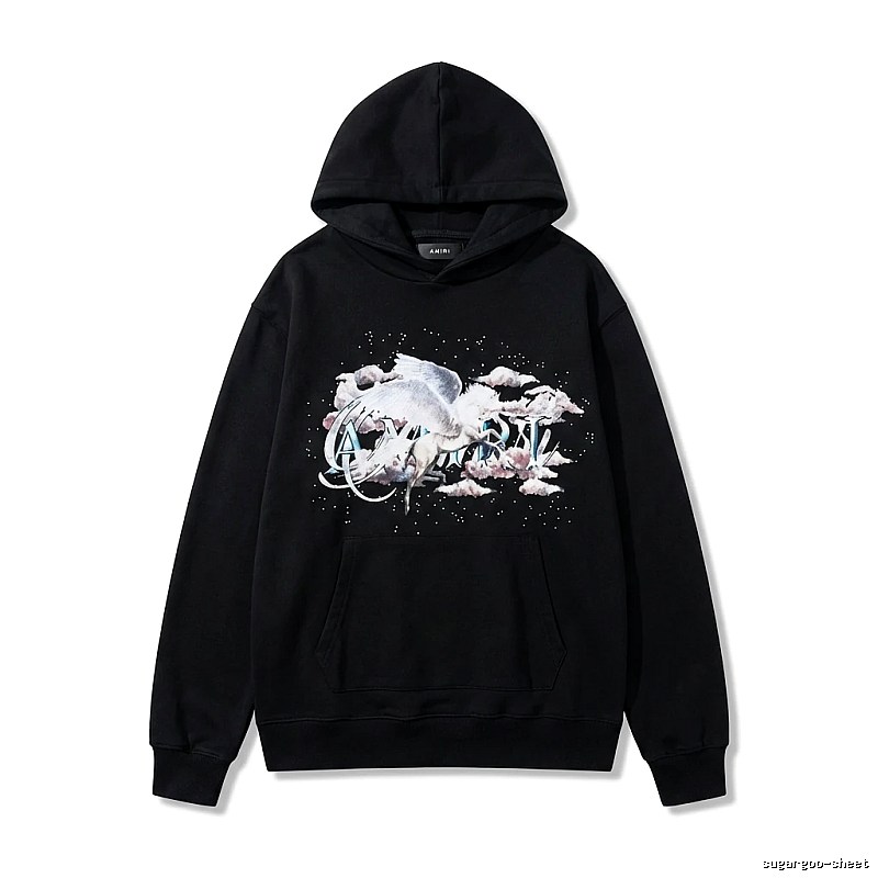 AMIRI Printed Trendy Black Sweatshirt