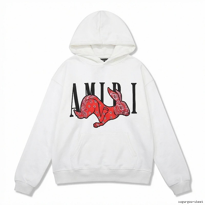 AMIRI White Sweatshirt with Rabbit Print