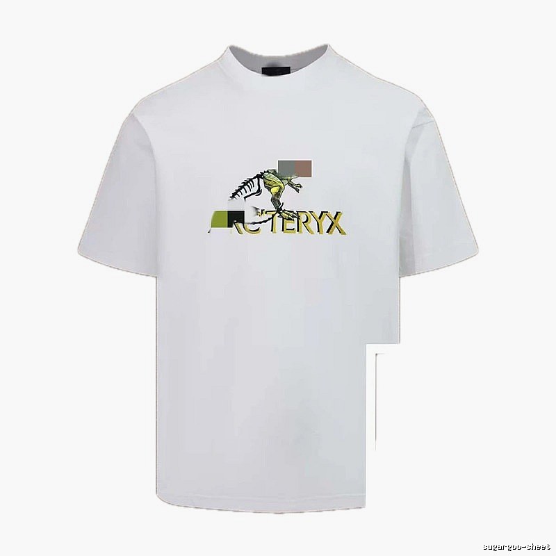 Arc'teryx Dinosaur Print Casual Style White T-Shirt