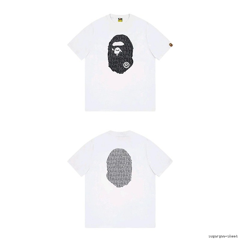 Bape Ape Head Simple White T-shirt