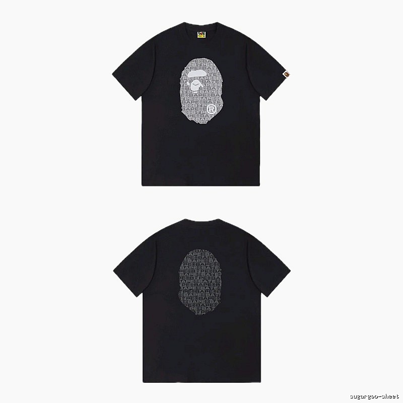 Bape Ape Head Trendy and Cool Black T-shirt
