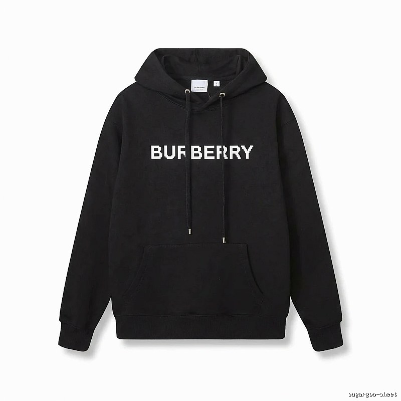 Burberry pixel-style black sweatshirt