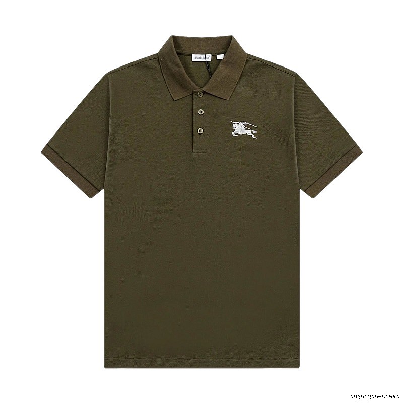 Burberry's retro-style polo shirt with the knight logo