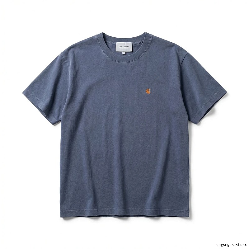 Carhartt Basic Style Simple Wind Gray-Blue T-shirt