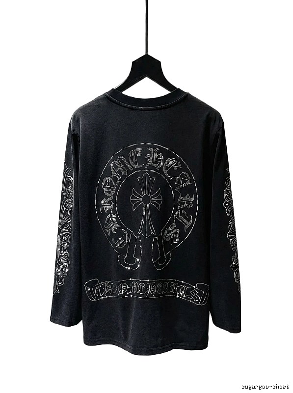 Chrome Hearts Cross Dark Style Black T-shirt