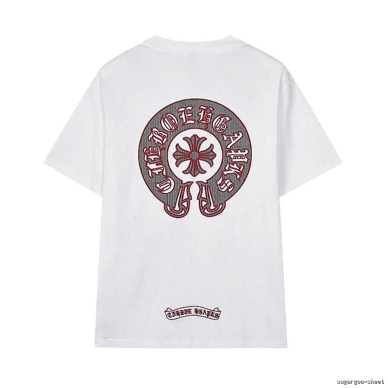 Chrome Hearts Vintage Embroidered Horseshoe White T-Shirt