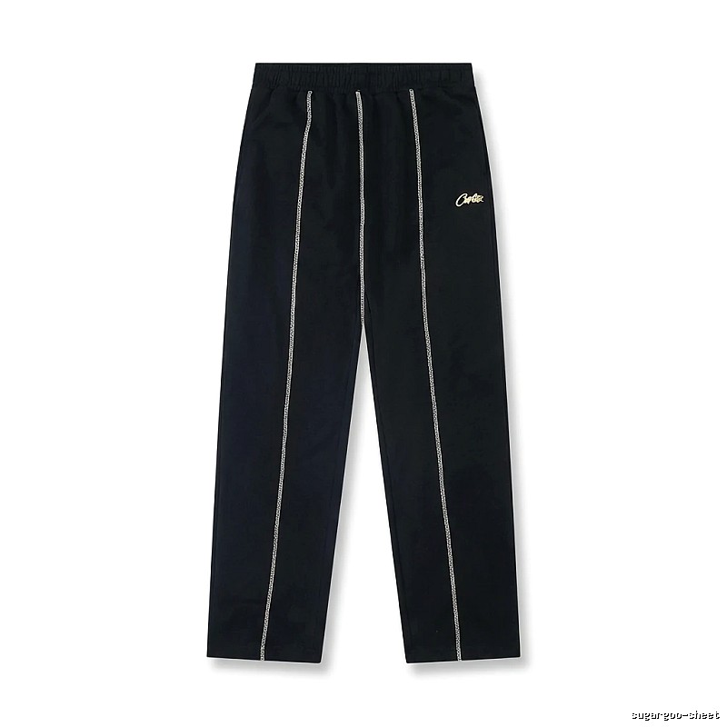 Corteiz minimalist style black trousers