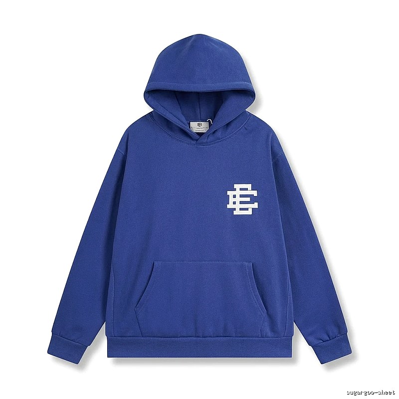 Eric Emanuel simple style blue hoodie