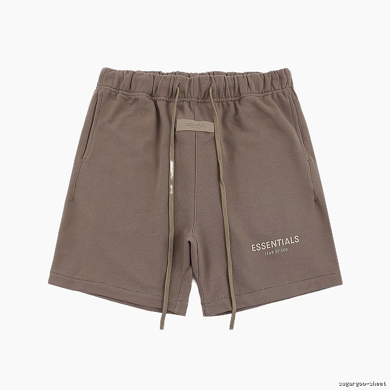 ESSENTIALS Basic Khaki Shorts