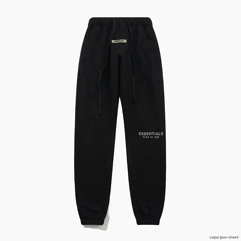ESSENTIALS minimalist style black sweatpants