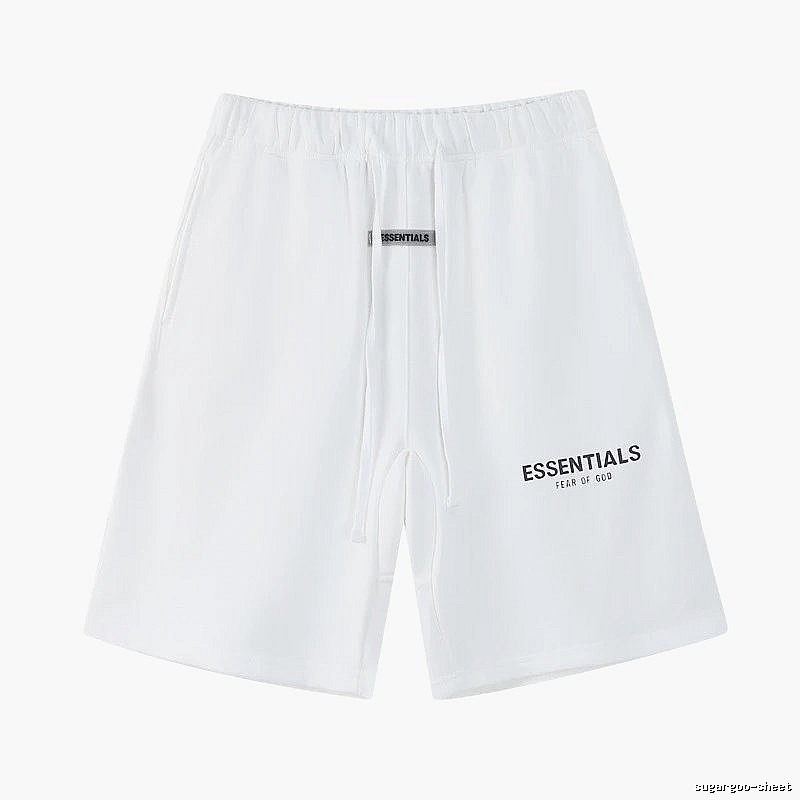 ESSENTIALS minimalist style white shorts