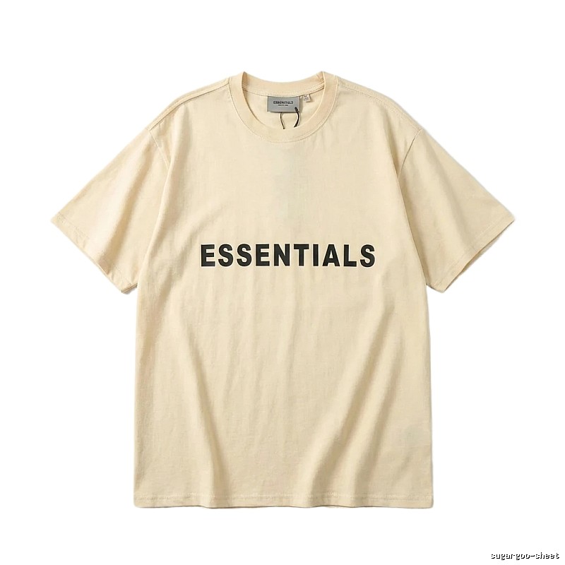 ESSENTIALS Simple Beige T-shirt