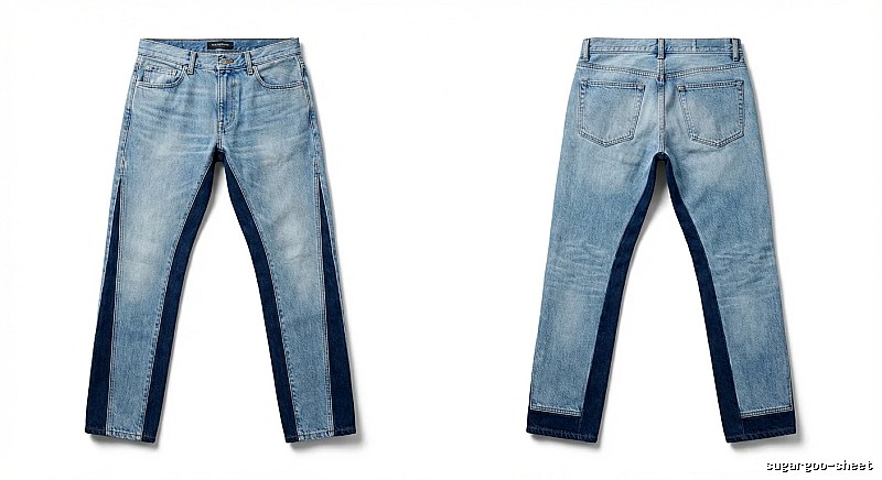 Gallery Dept. Color - Blocked Retro - Style Jeans