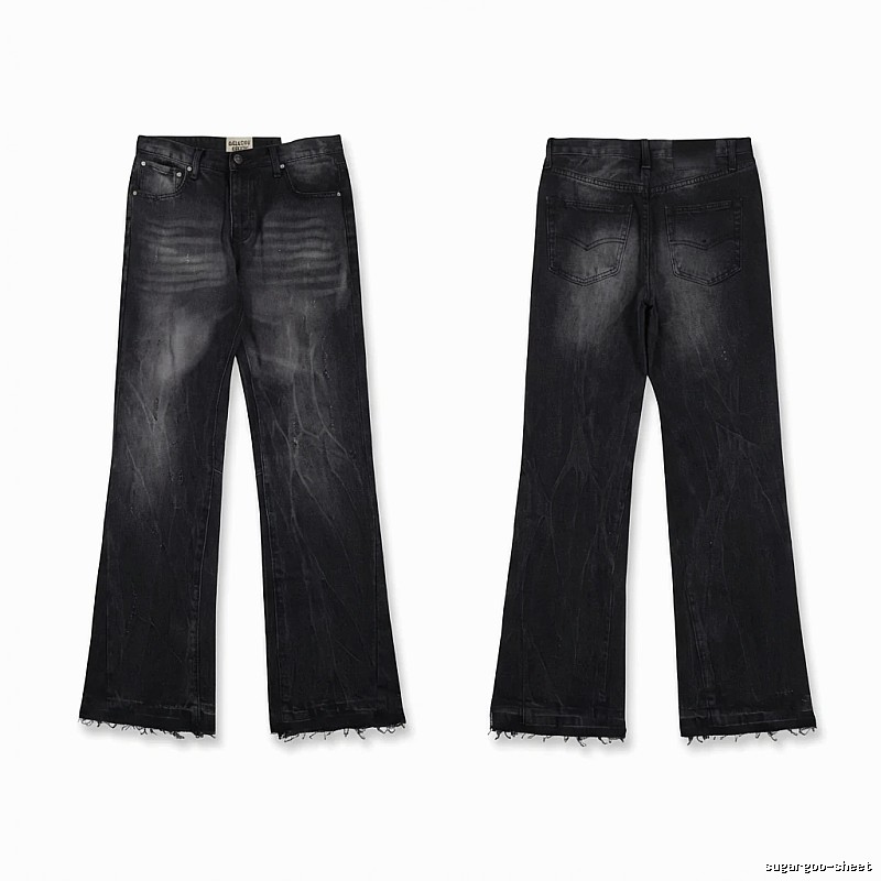 Gallery Dept. Distressed Black Jeans