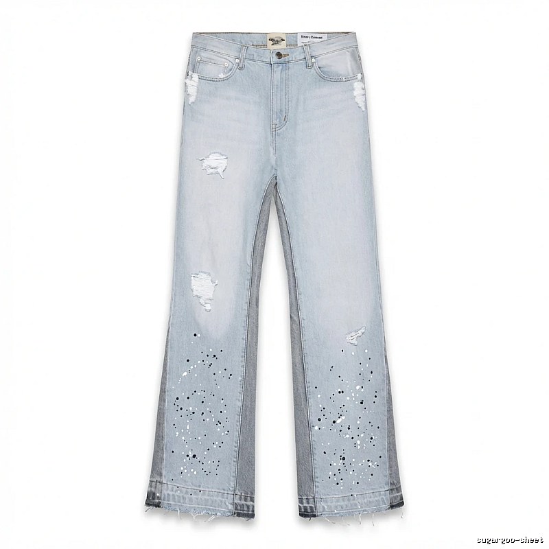 Gallery Dept Ripped Light Blue Jeans