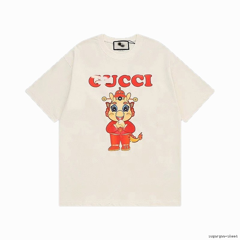 Gucci Year of the Dragon Limited Edition China Chic Style Off-white T-shirt