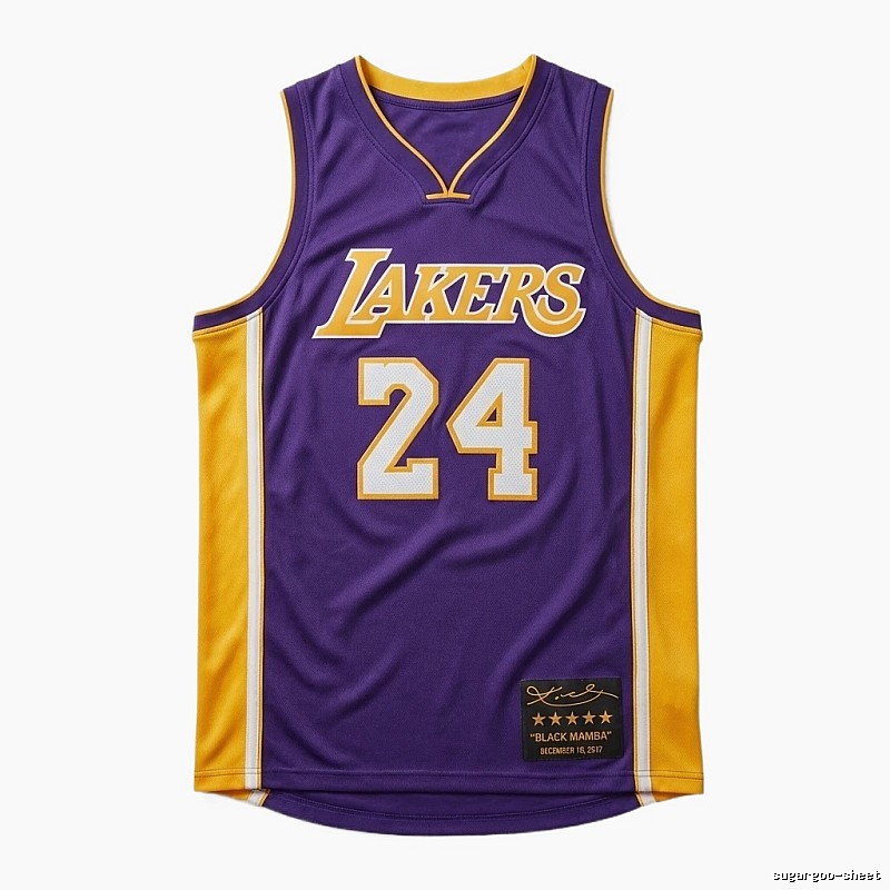 Kobe Lakers No. 24 basketball jersey