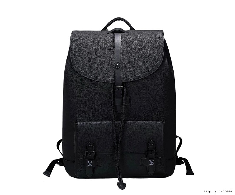 LV classic black backpack