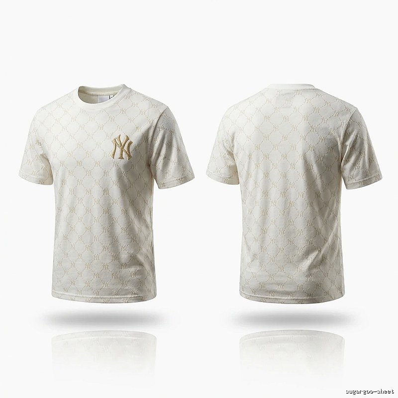MLB Monogram Style White T-shirt