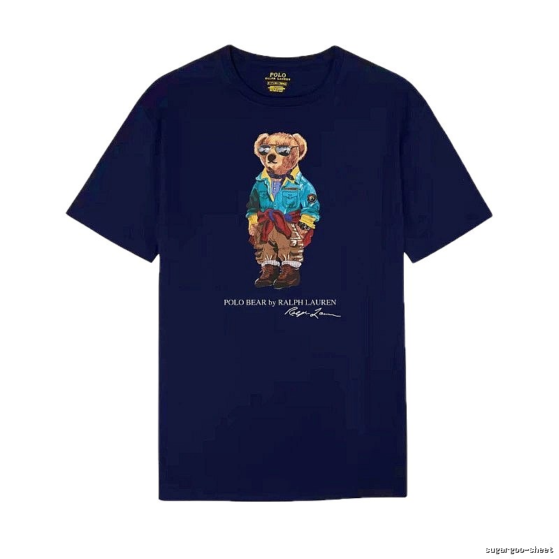 Ralph Lauren Bear Trendy Brand Sapphire Blue T-shirt