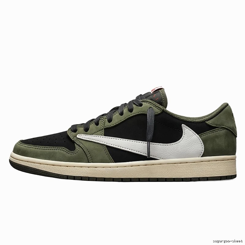 Retro-style olive green of Jordan 1