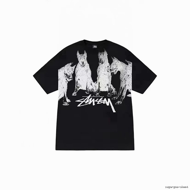 Stussy Classic Graphic T-shirt Black White Stussy for Daily Styling