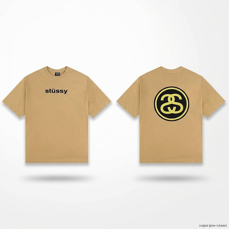 Stussy classic khaki short-sleeve