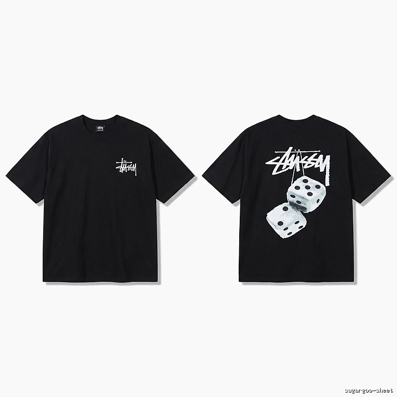 Stussy Dice Style Black T-shirt