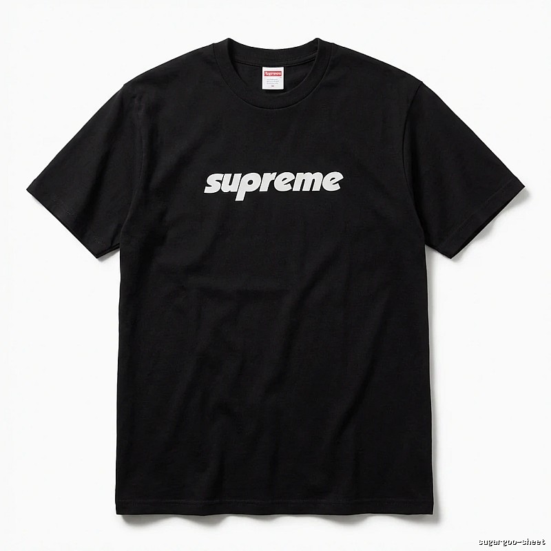 Supreme basic black T-shirt