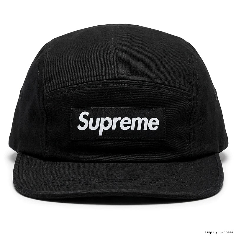 Supreme minimalist style black hat