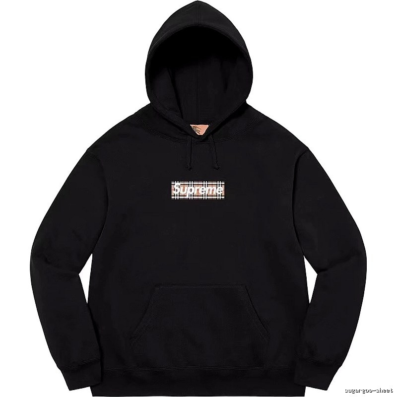 Supreme Monogram Logo hoodie Gray Red Oversized for Casual Outfits