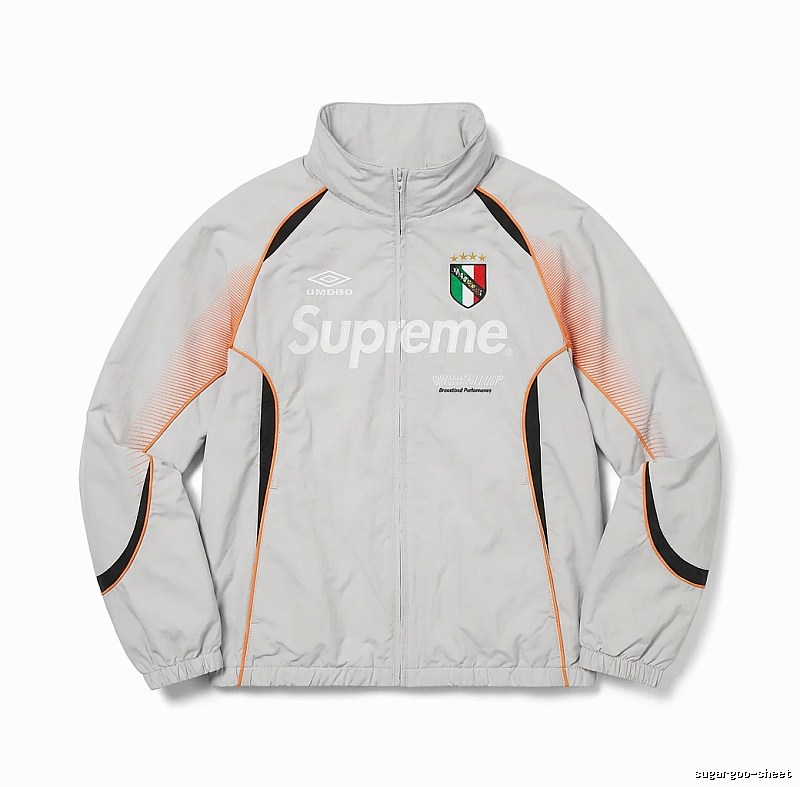 Supreme sporty light gray jacket