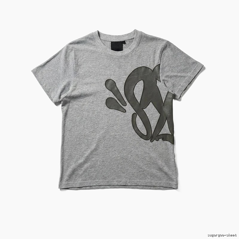SynaWorld Trendy and Cool Style Gray T-shirt